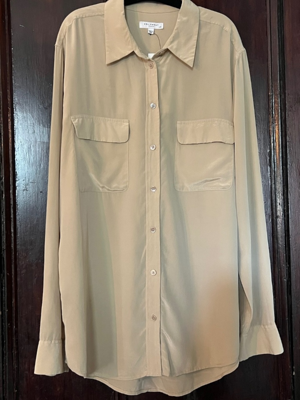 Equipment Size L Women's Button Down Blouse